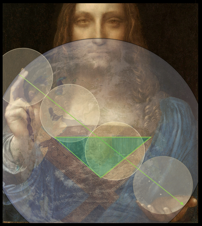 Salvator Leonardo Encoded Message